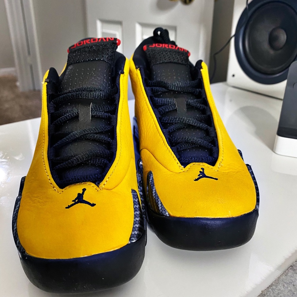 Jordan 14 Ferrari Gold